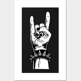 Heavy Metal - Mano cornuta - Devil Horns Posters and Art